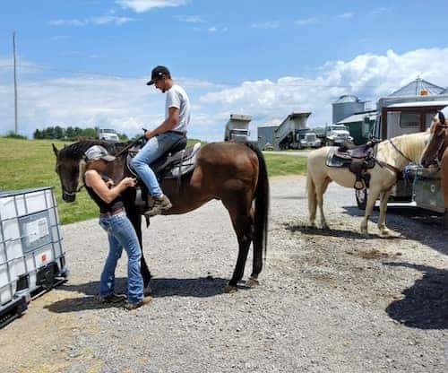 Christy & horse