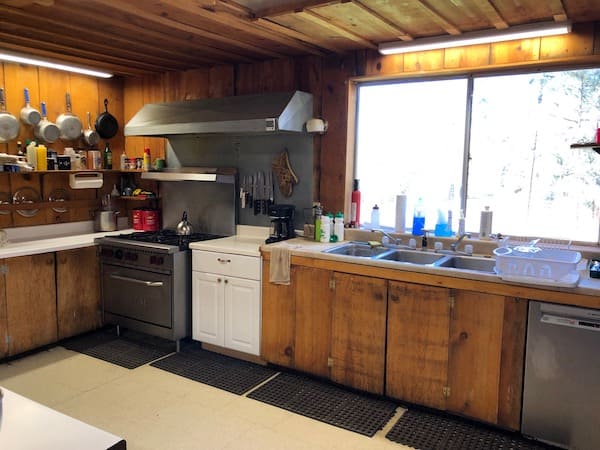 Kitchen at Geronimo Trail Guest Ranch