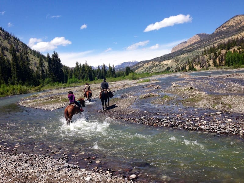 Lazy L&B Ranch - Horseback Ride through Creek