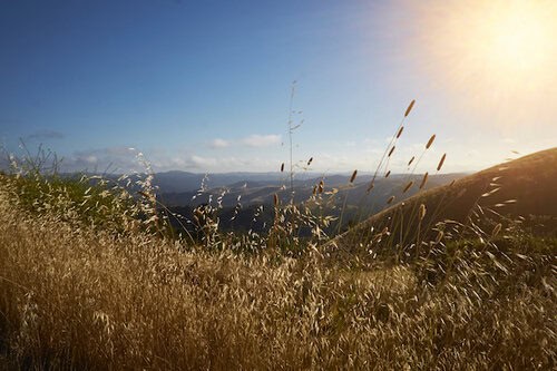 Sunset Over Santa Cruz Mountains