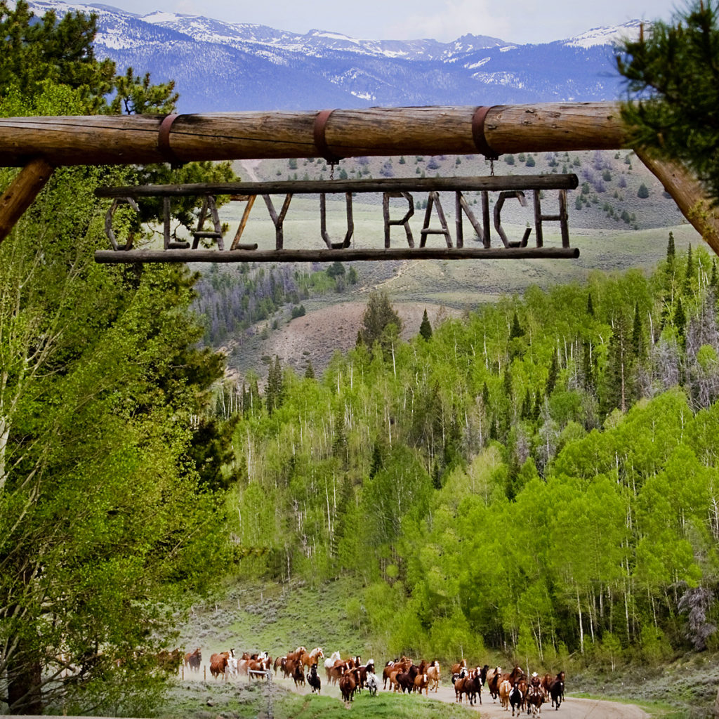 C Lazy U Ranch Sign