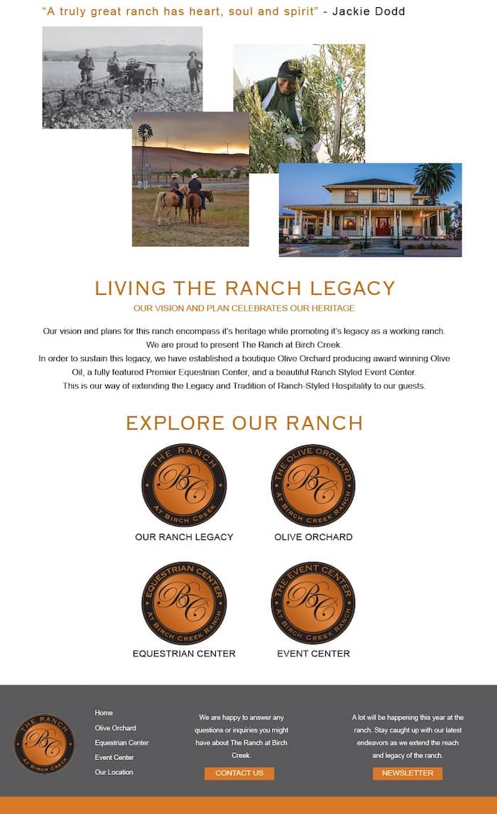 The Ranch at Birch Creek - California