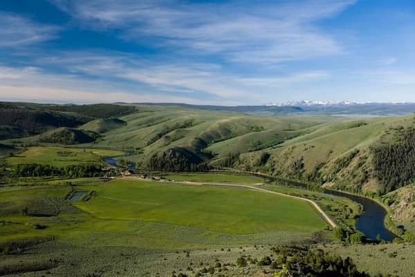 A Bar A Ranch birds eye