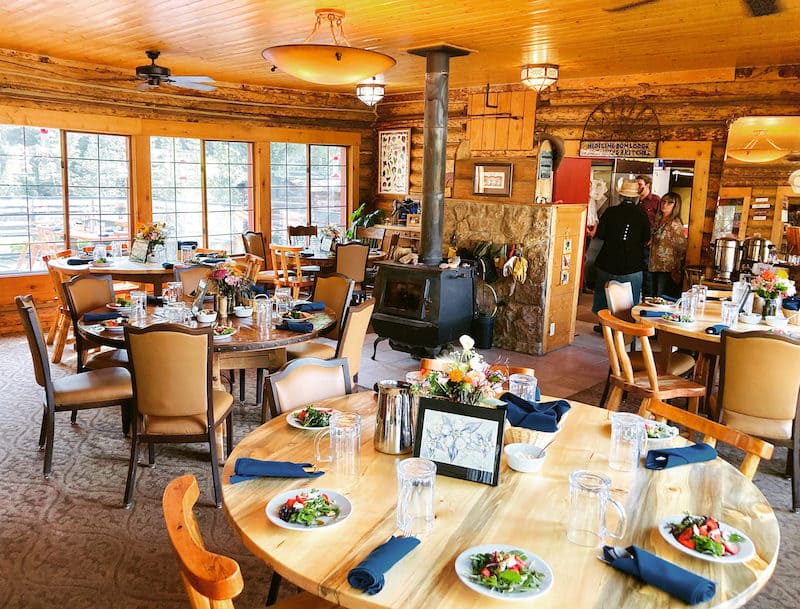 Medicine Bow Lodge Ranch WY - Dining Hall