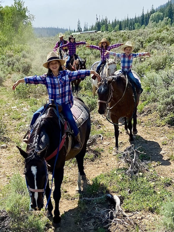 Medicine Bow Lodge Ranch WY - Kids Horseback Ride